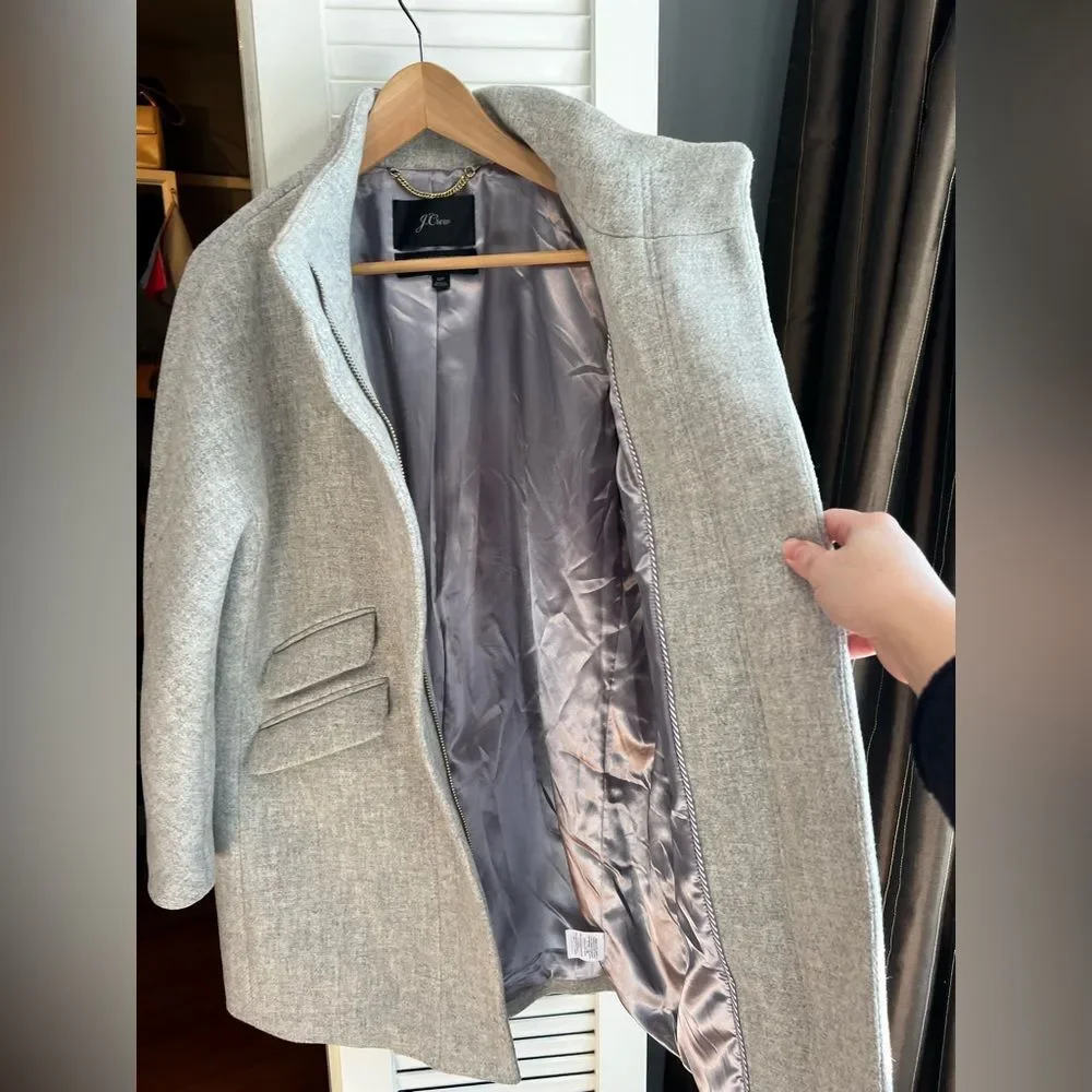 J. Crew Cocoon Stadium Cloth Coat - Picture 12 of 16